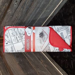 Snoopy and friends dish drying mat NWT